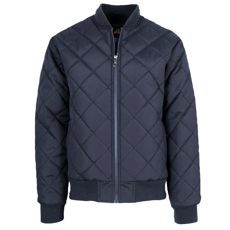 Men's Heavyweight Bomber Jackets - Navy S-2X Quilted 1