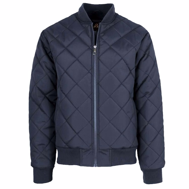 Men's Heavyweight Bomber Jackets - Navy S-2X Quilted