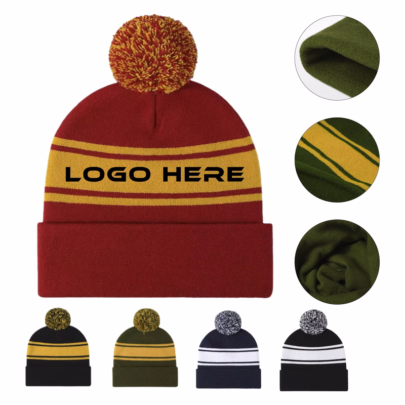 Classic Knit Pom Beanie