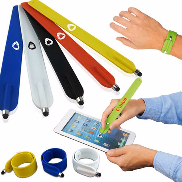 Silicone Slap Bracelet Stylus Pen
