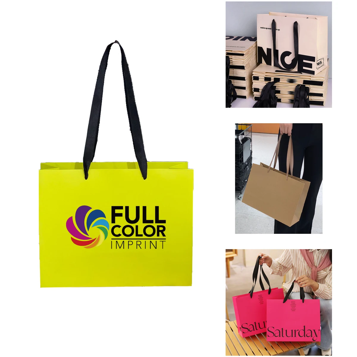 MOQ 50 pcs Gift Bags With Logo 1