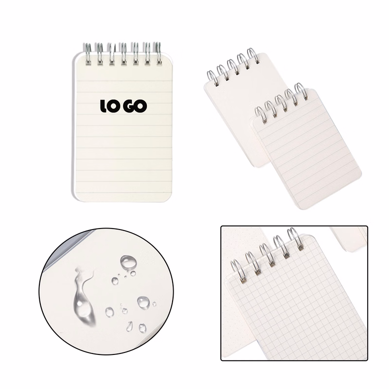 Mini Portable Transparent PP Coil Notebook
