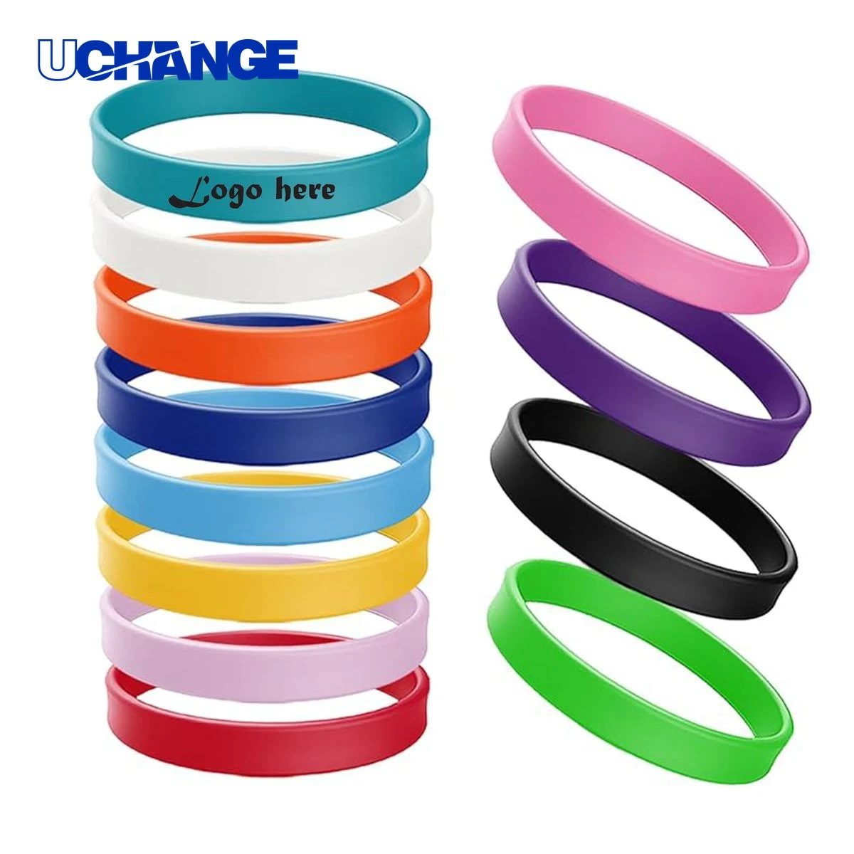 Colored Rubber Wristband 1