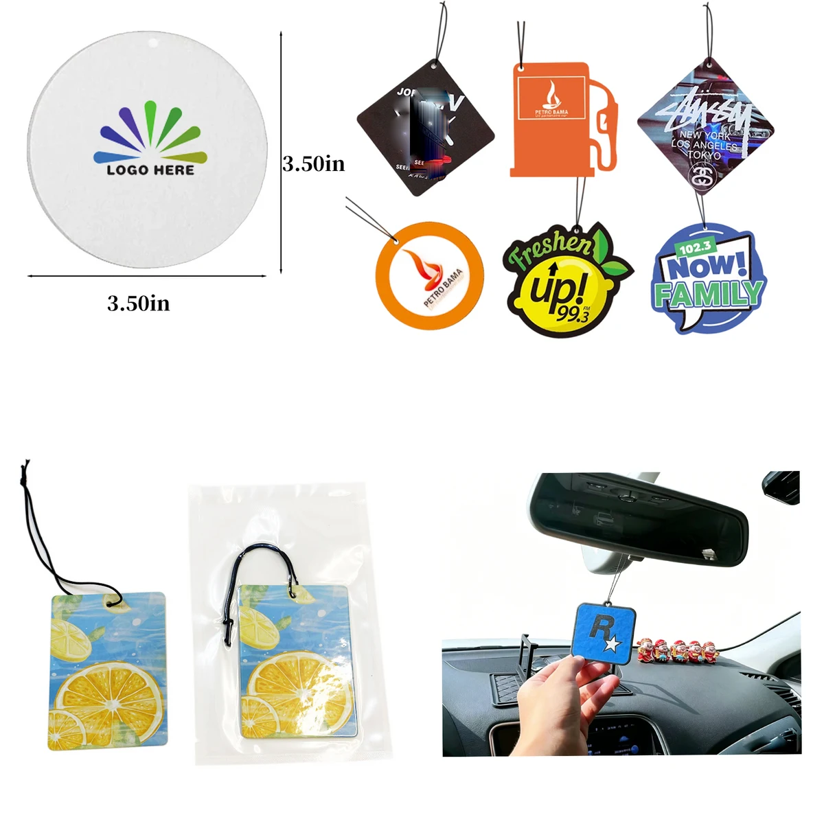 Felt Hanging Odor-Eliminating Fragrance Card 1