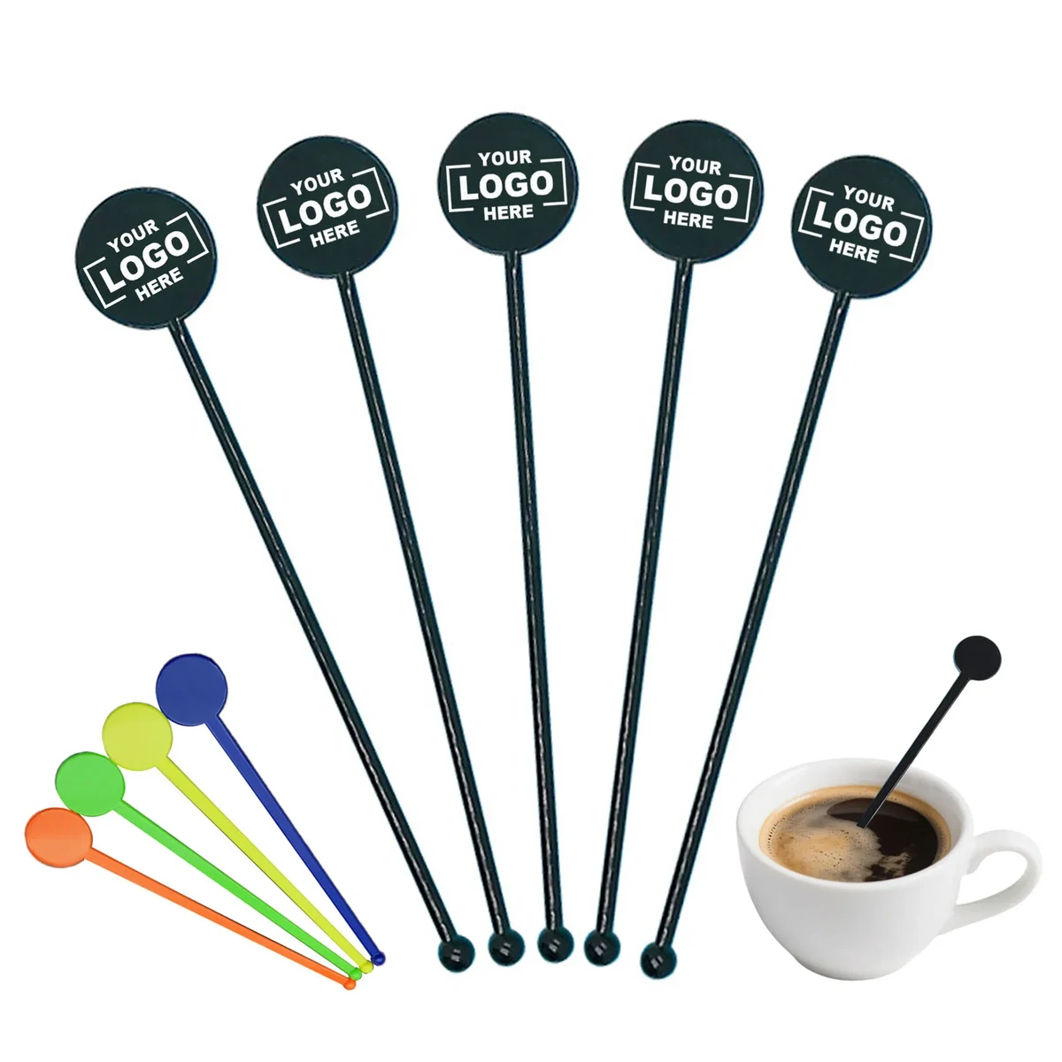 Disposable Plastic Coffee Stirrer Bar 1