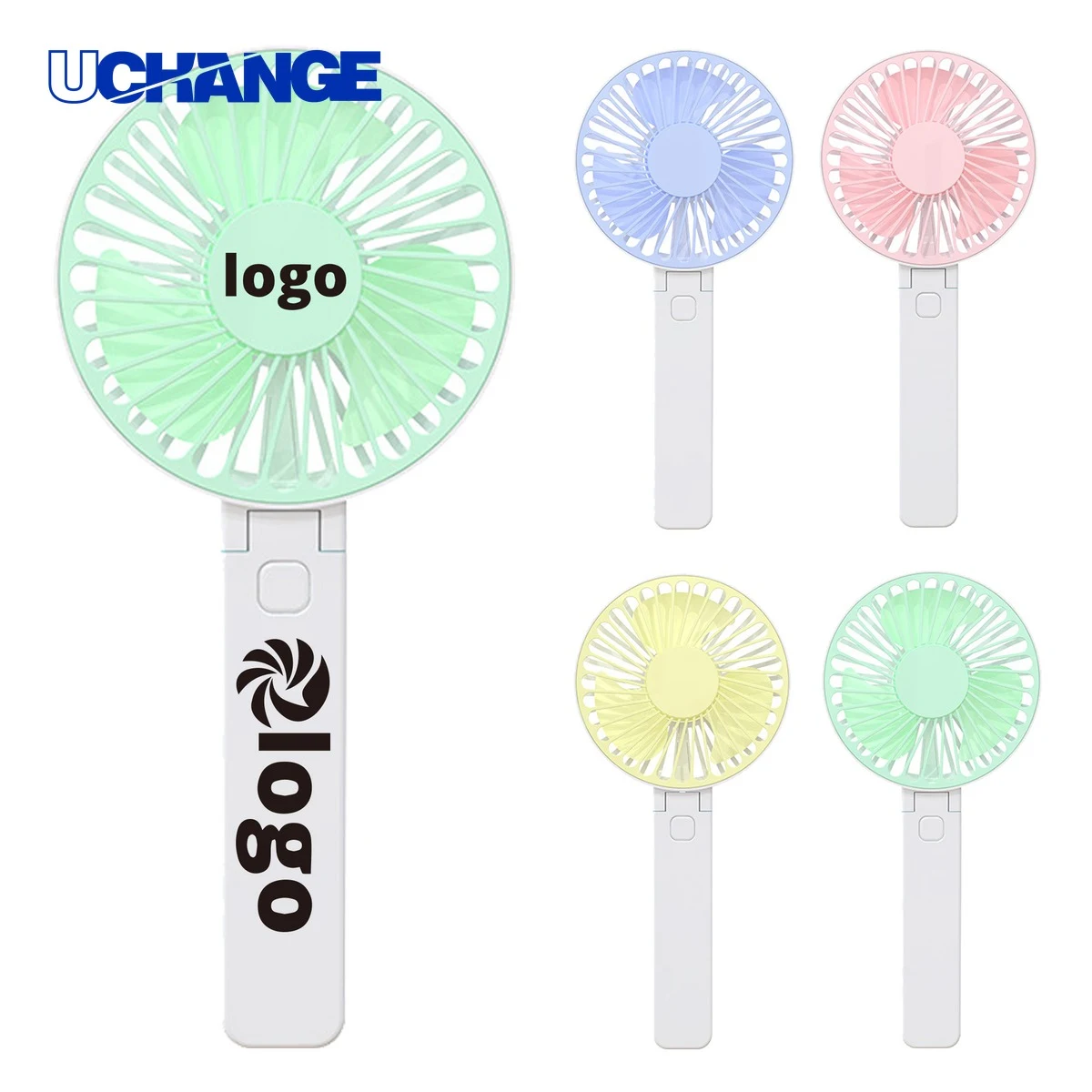 USB Rechargeable Folding Handheld Fan Device 1
