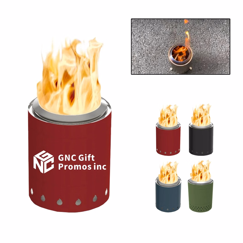 Multi-Size Portable Camping 304 Stainless Steel Fire Pit Bus