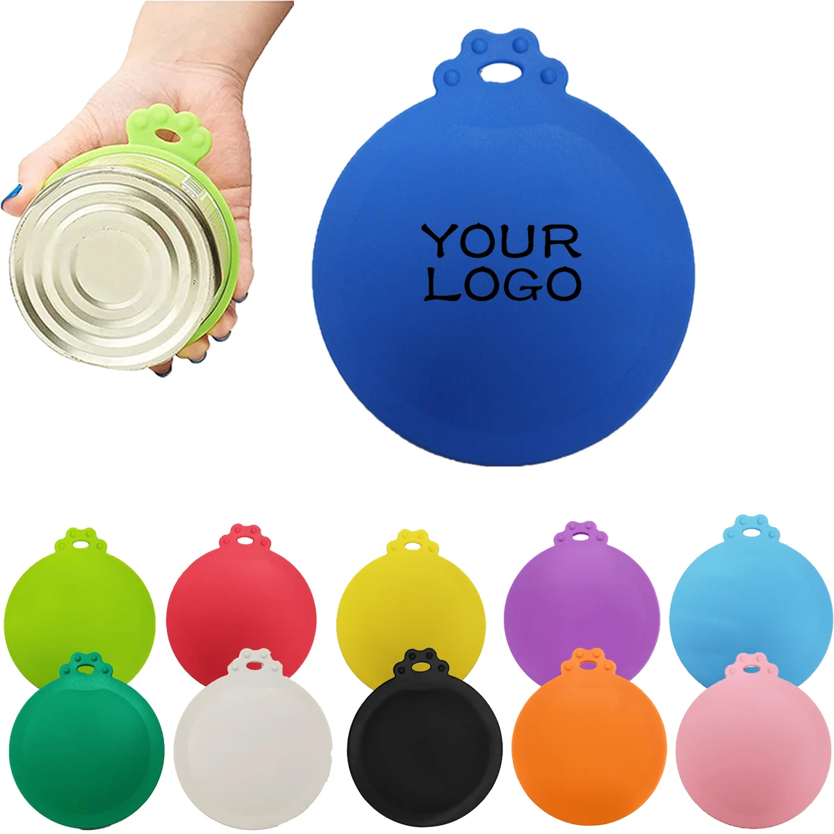 MOQ 20 PCS Custom Silicone Pet Food Cover 1