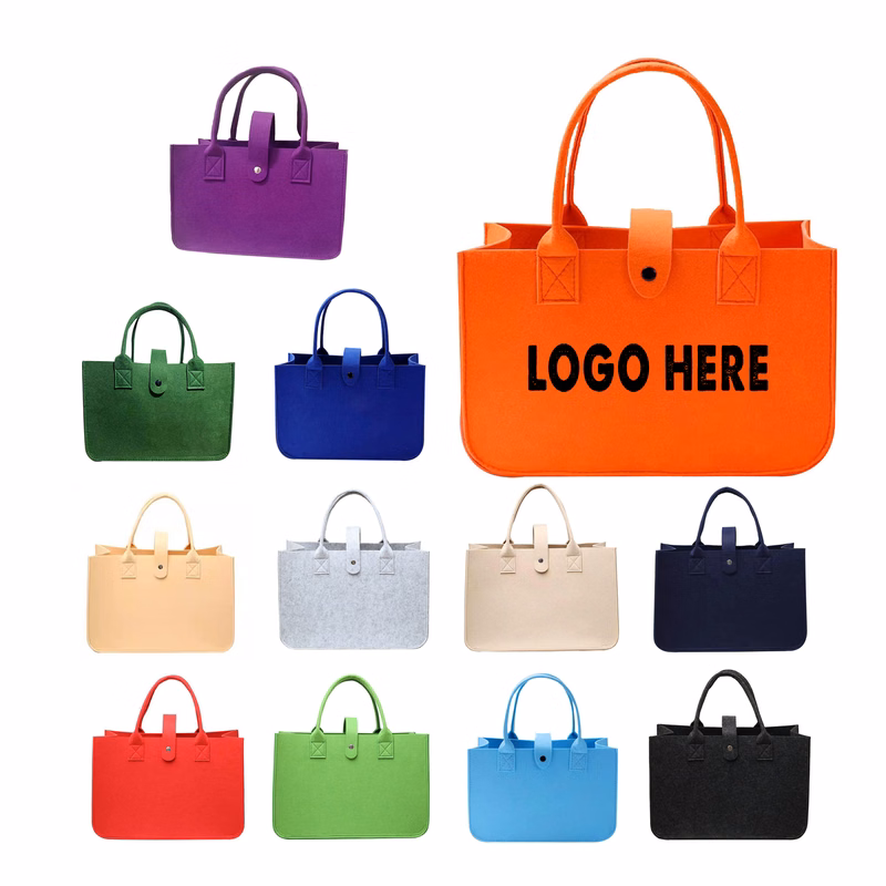 Large Felt Bag, Large Tote Bag