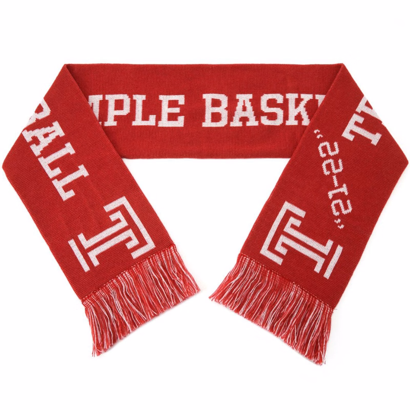 100% Acrylic Knitted Woven Scarf w/ Tassel