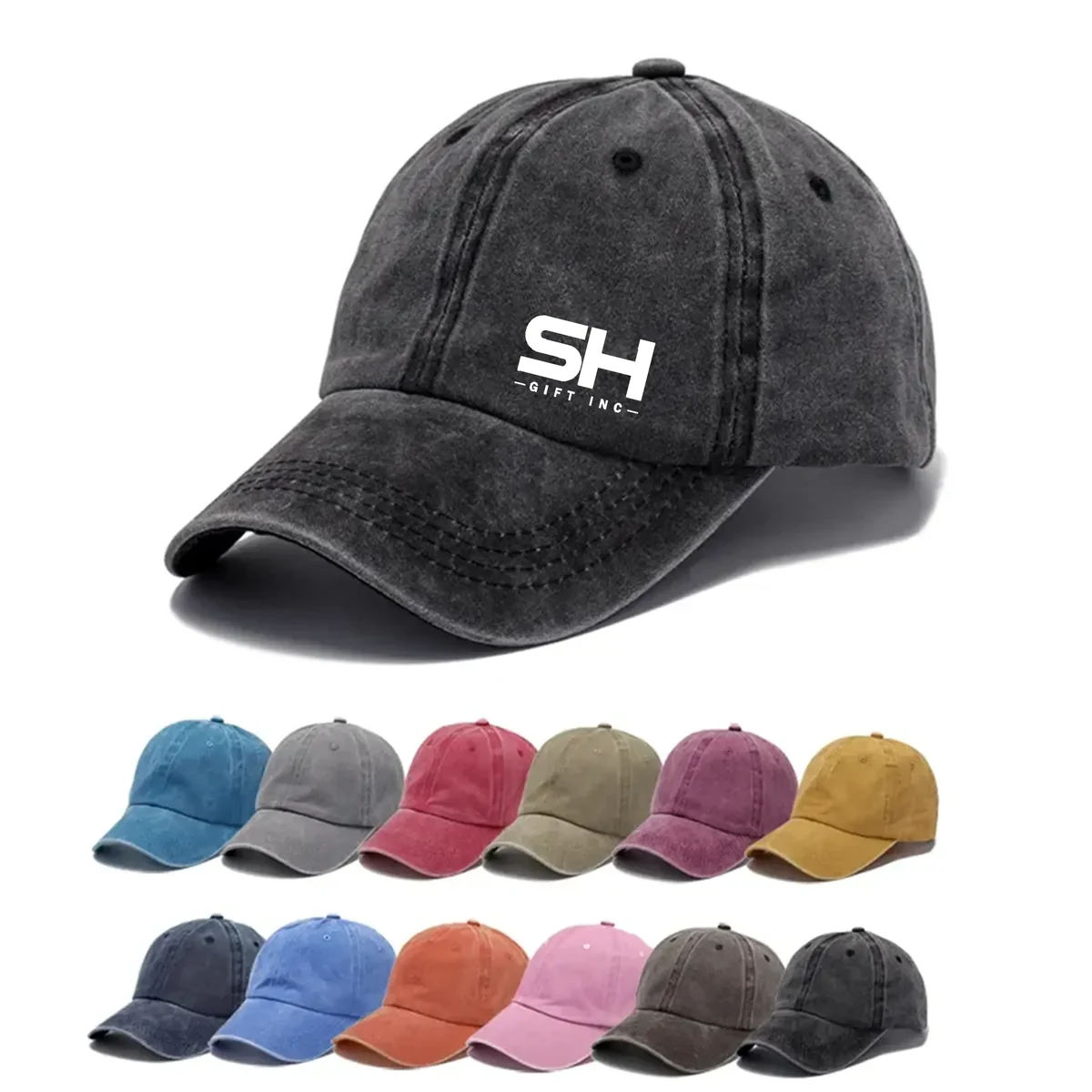 Soft Washed Vintage Adjustable Baseball Cap 1