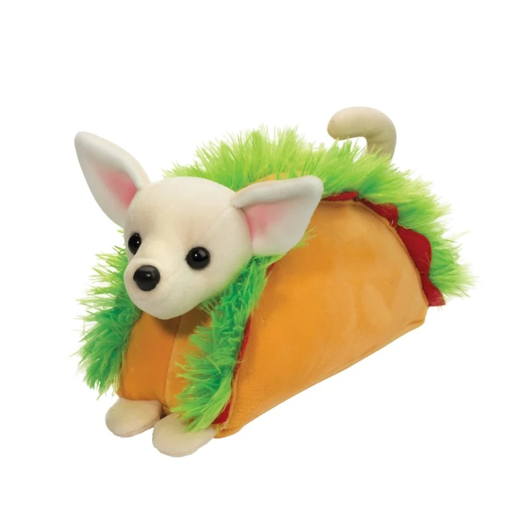 Taco Chihuahua Macaroon Stuffed Animal 1