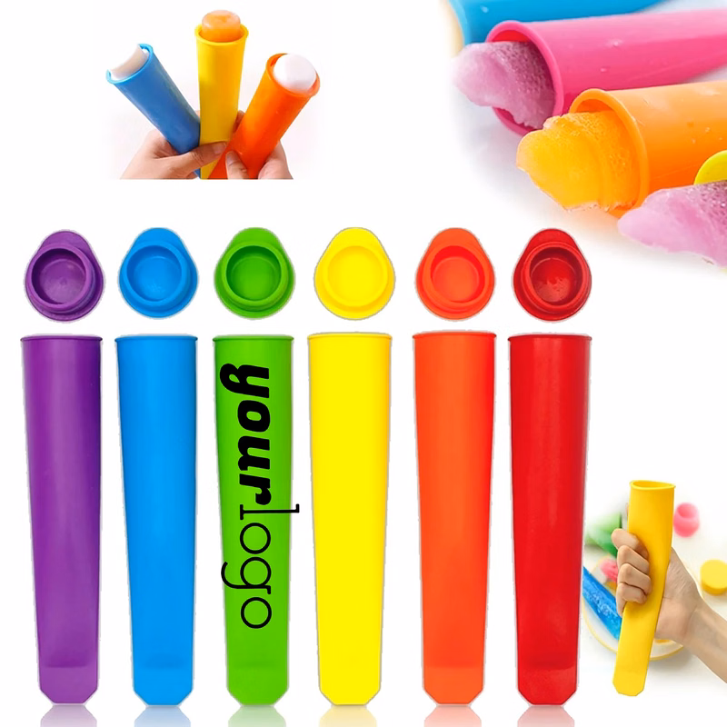 Reusable Multi - Color Silicone Ice Pop Molds