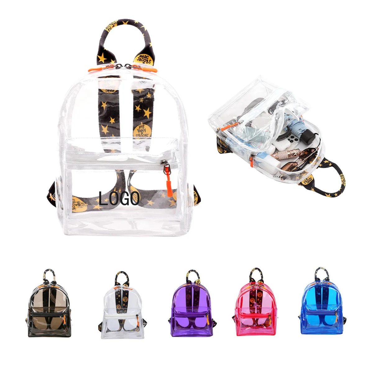 Fashion Transparent PVC Backpack 1
