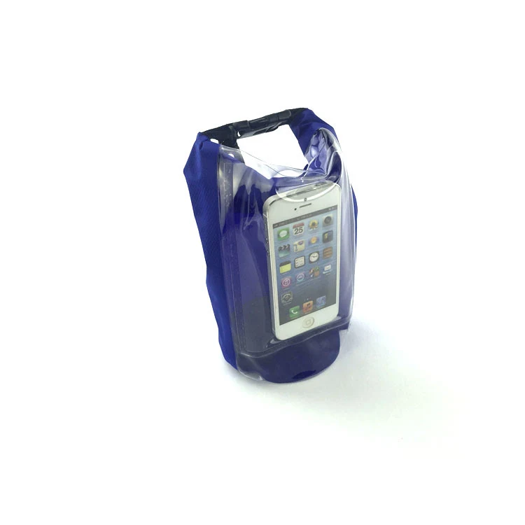 85oz Water Resistant Dry Bag With Clear Pocket Window 1
