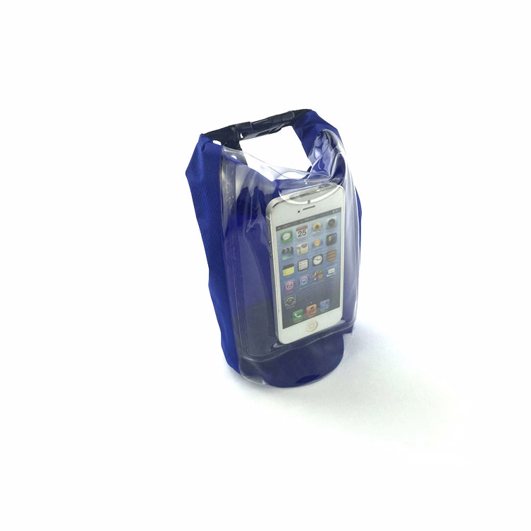 85oz Water Resistant Dry Bag With Clear Pocket Window