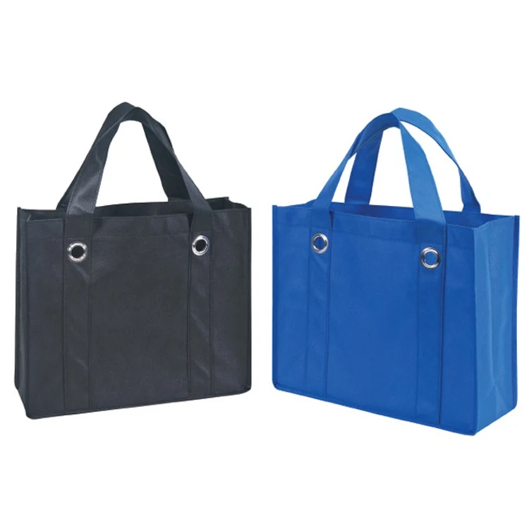 Non-Woven Tote Bag with Fabric Covered Bottom 1