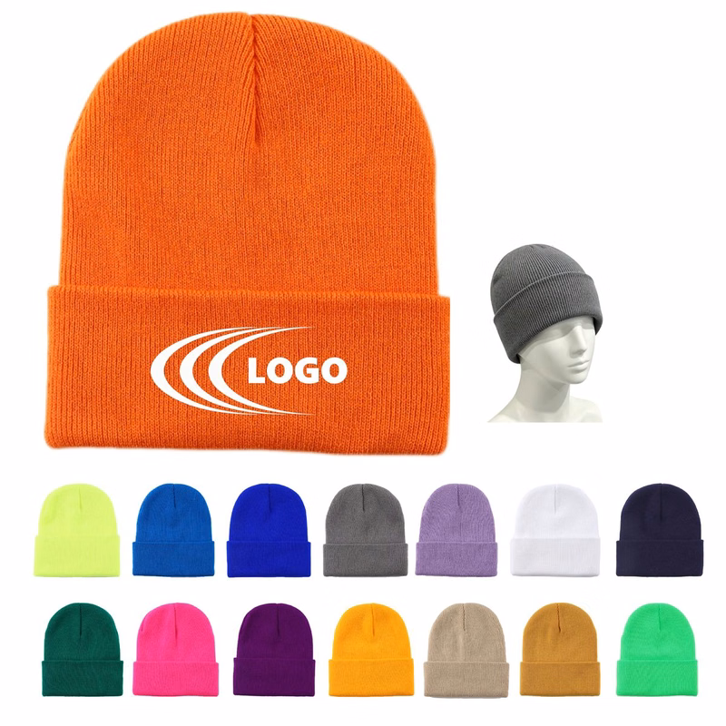Custom Winter Warm Knitted Hats MOQ 10