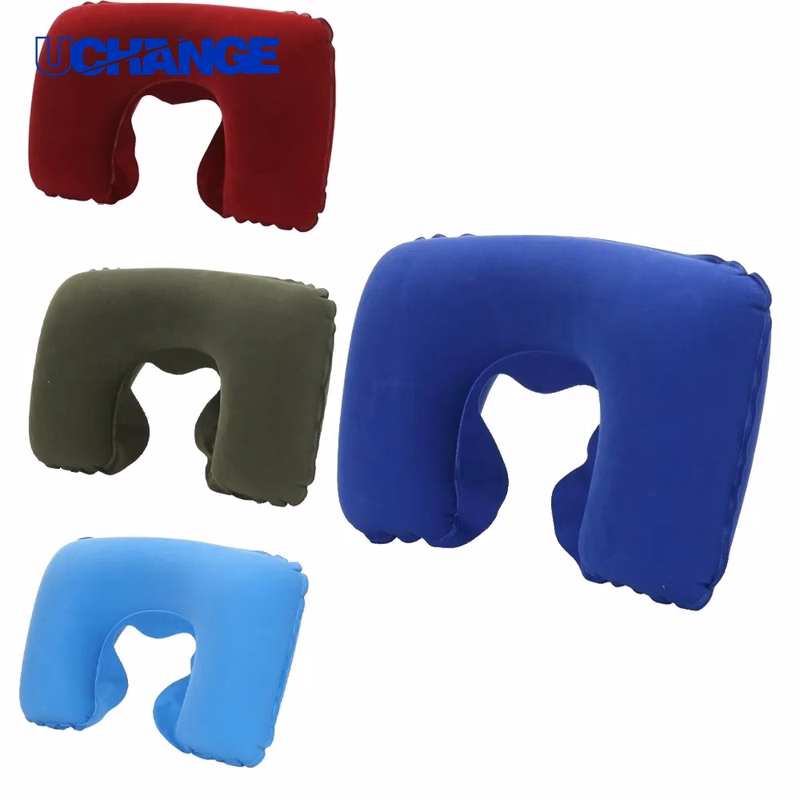 U Shaped Inflatable Travel Neck Pillow for Long Trips