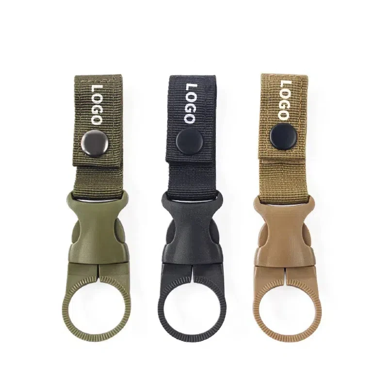 Outdoor Molle Tactical Belt Strap Buckle Hook Water Bottle Holder Clip Webbing Buckles 1