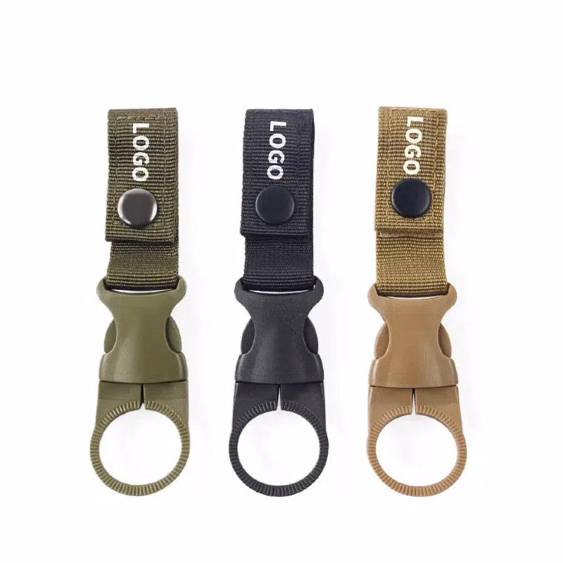 Outdoor Molle Tactical Belt Strap Buckle Hook Water Bottle Holder Clip Webbing Buckles