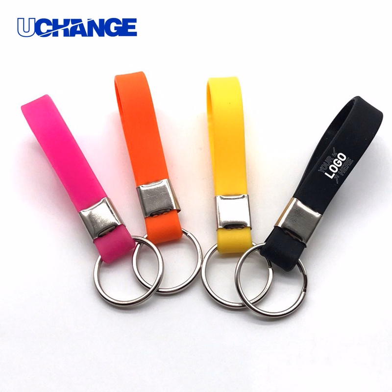 Silicone Bracelet Keychain Wristband