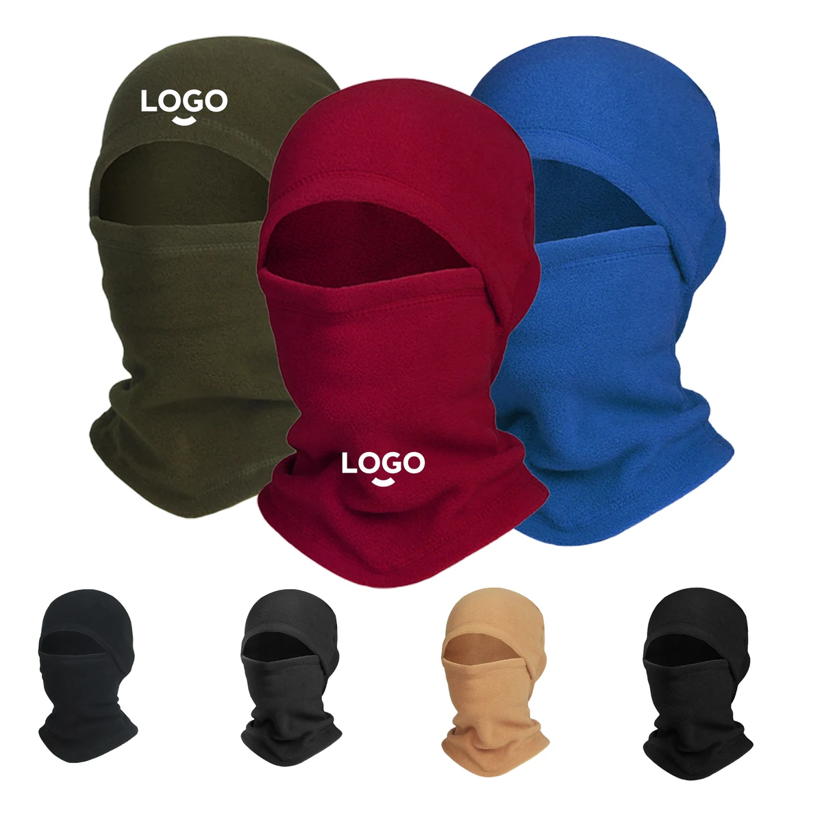 Unisex Winter Ski 2-In-1 Hat & Mask (MOQ 20) 1