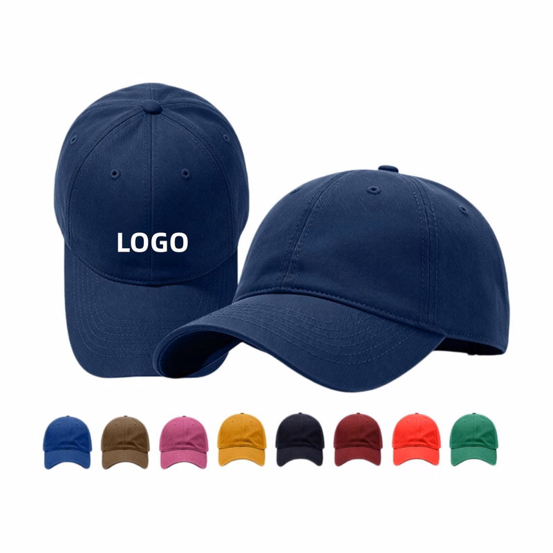 100% Cotton Adjustable Metal Buckle Hat