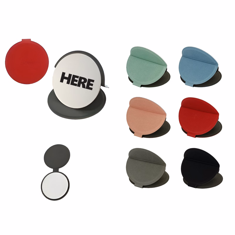 Portable Makeup Stainless Steel Folding Mirror