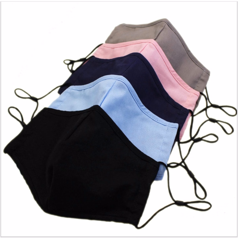 Reusable Cotton Face Mask w/ Adjustable Ear loops