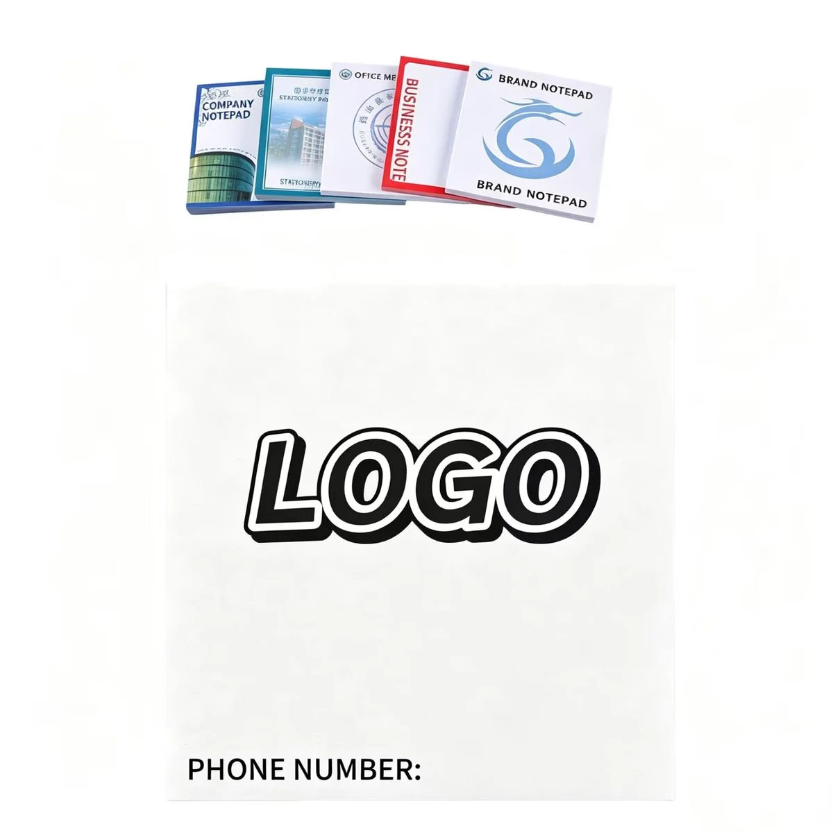 Logo Branded Sticky Note Pads 1