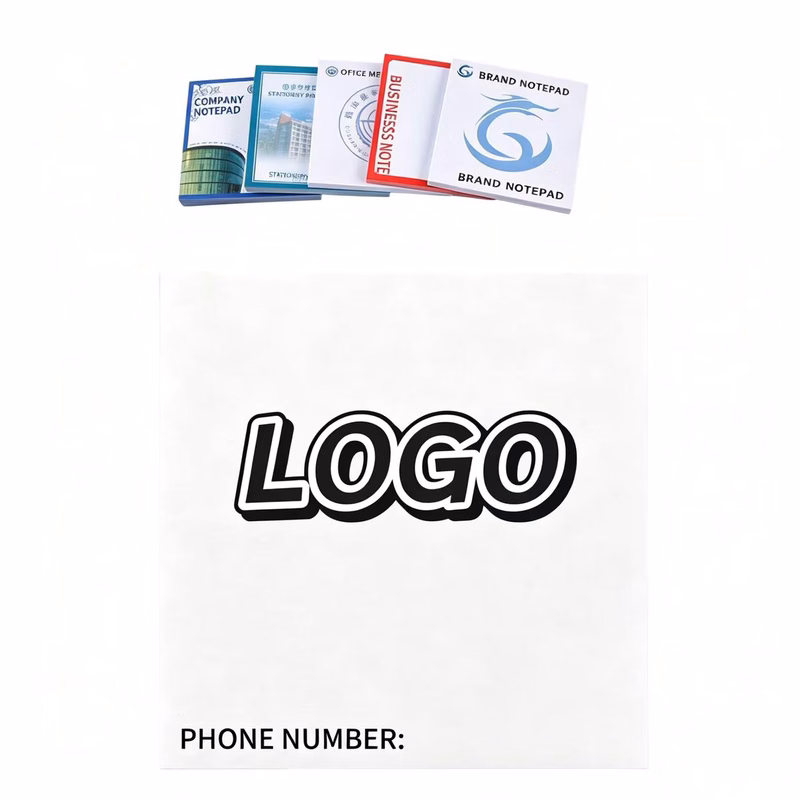Logo Branded Sticky Note Pads