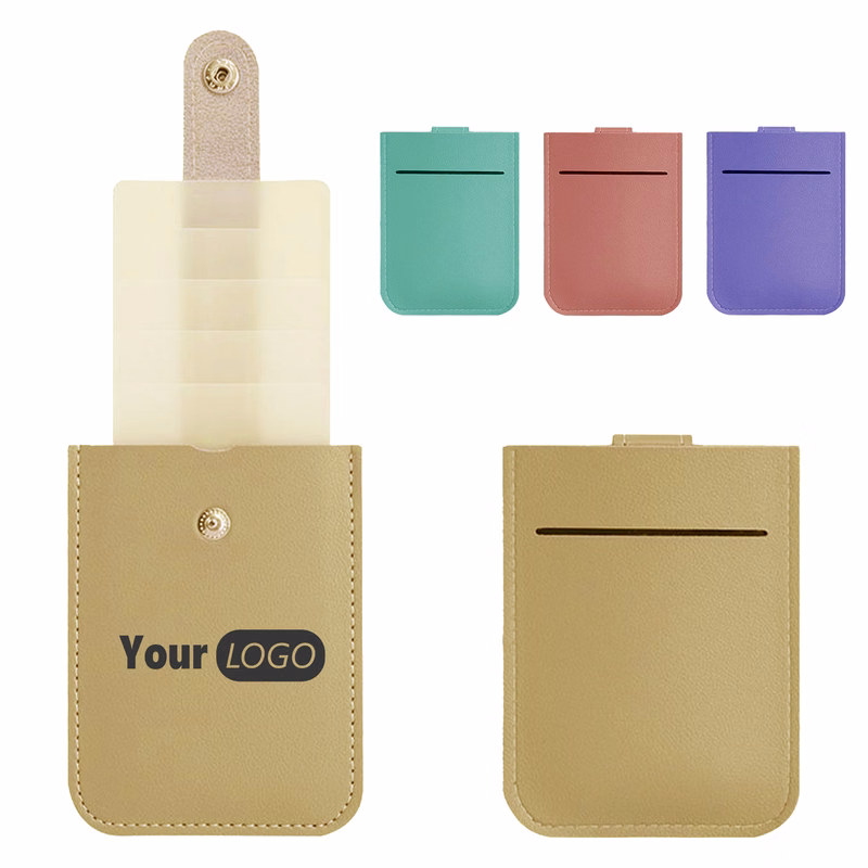 Polyurethane Pull-Out Card Holder With Custom Logo