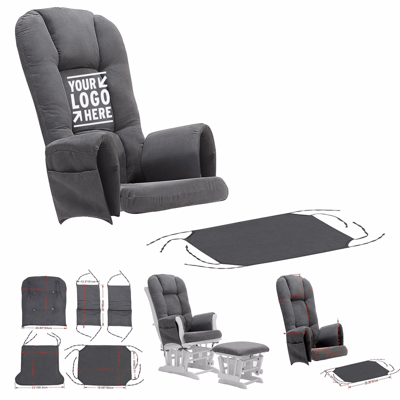 Portable Replacement Cushion Set Castaway Glider Rocking Chair