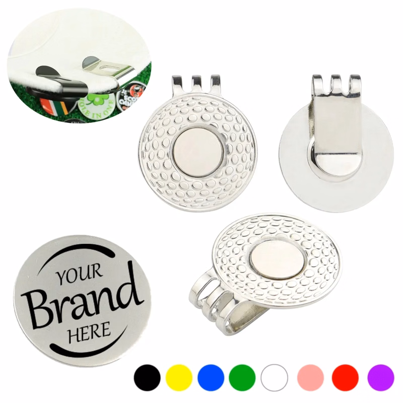 Customized Golf Hat Clip With Ball Marker