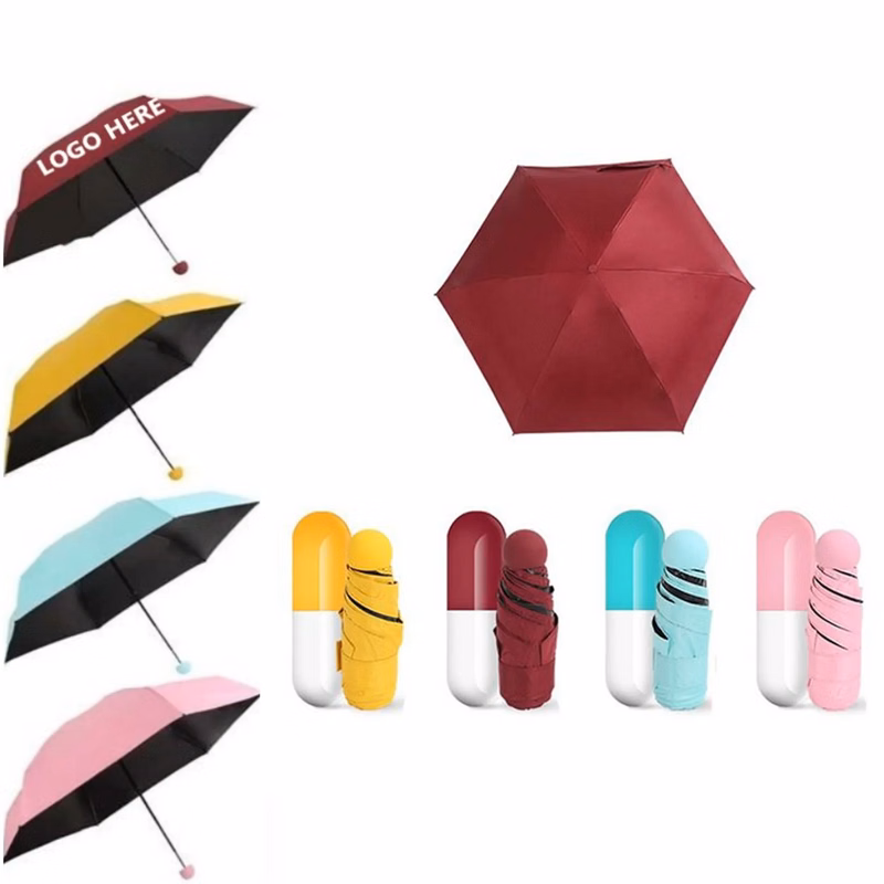 Mini Umbrella with Capsule Case