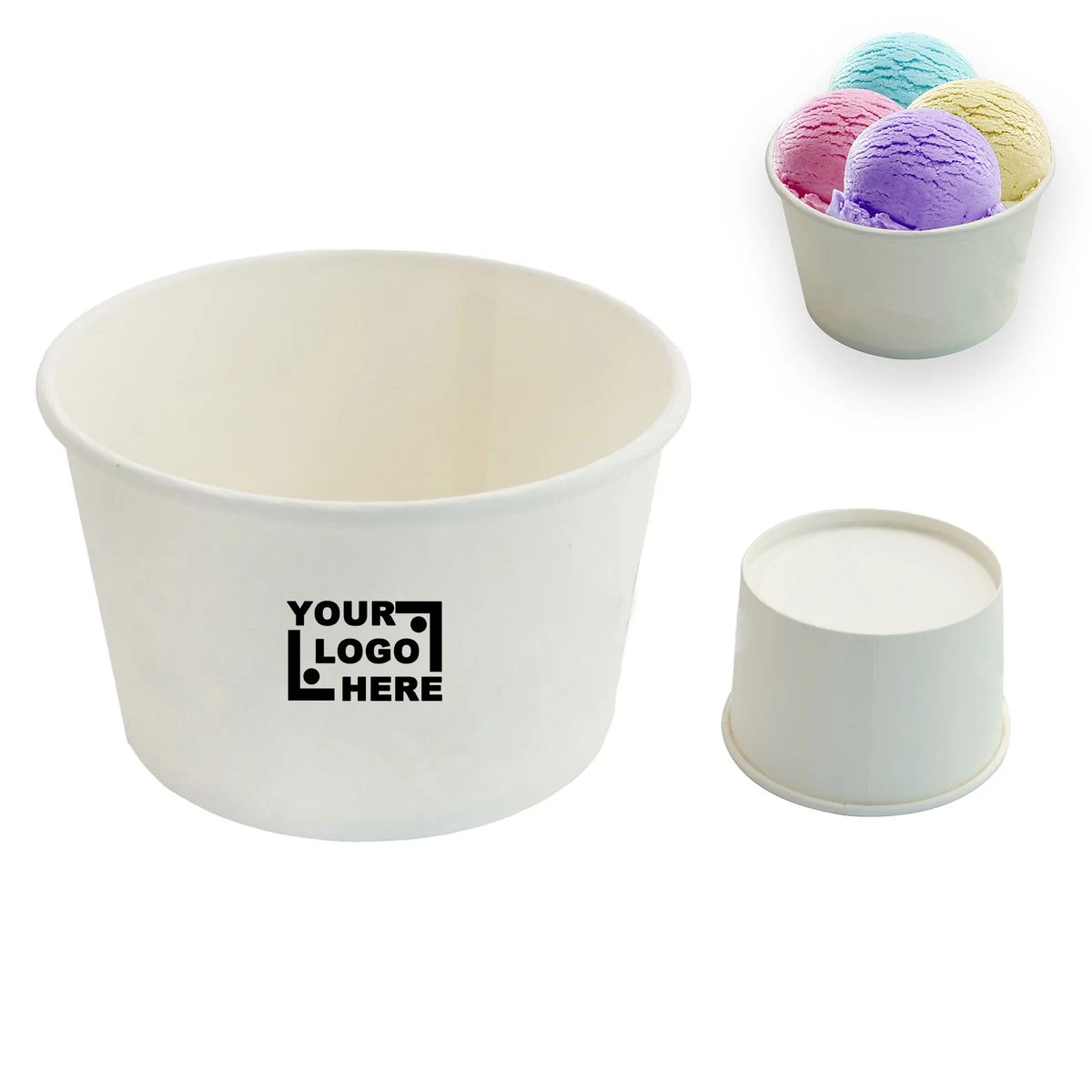 4oz Ice Cream Paper Cup 1