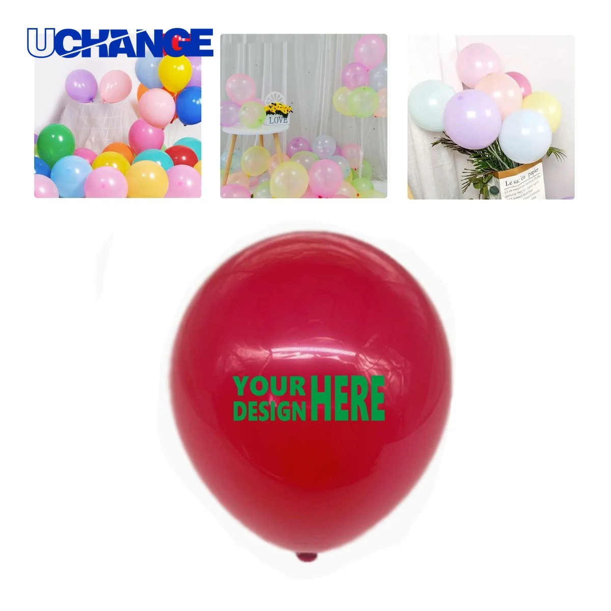 Custom Printed Latex Balloons Set for Events 1