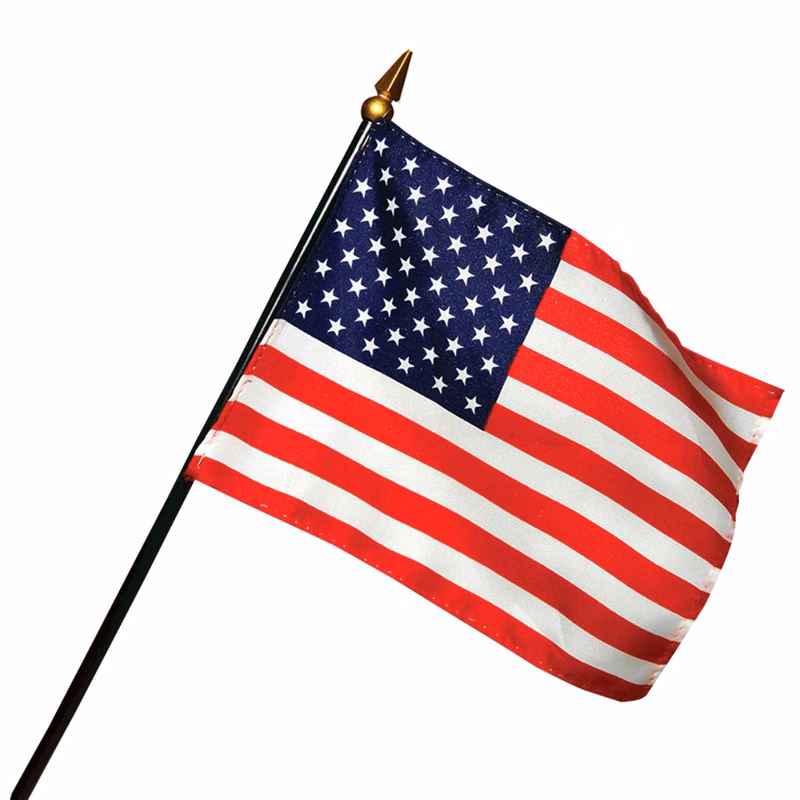 12" x 18" Polyester Mini U.S. Flag