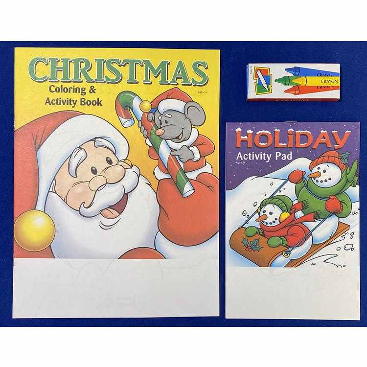 Holiday Coloring & Activity Book Sets - 3 Pieces Vol. 4
