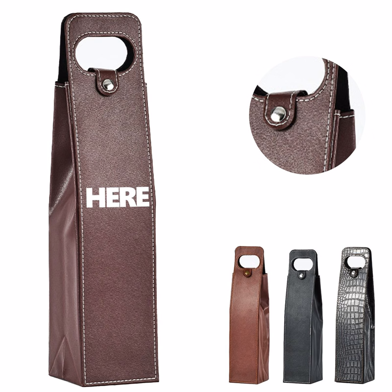 PU Leather Wine Bottle Gift Box