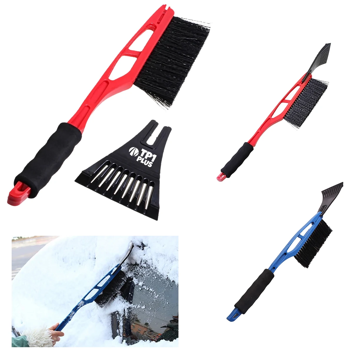 Long Handle Ice Scraper Snow Brushes 1
