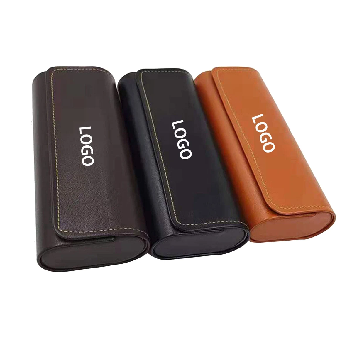 Magnetic Closure Fashionable Pu Leather Eyeglass Case 1