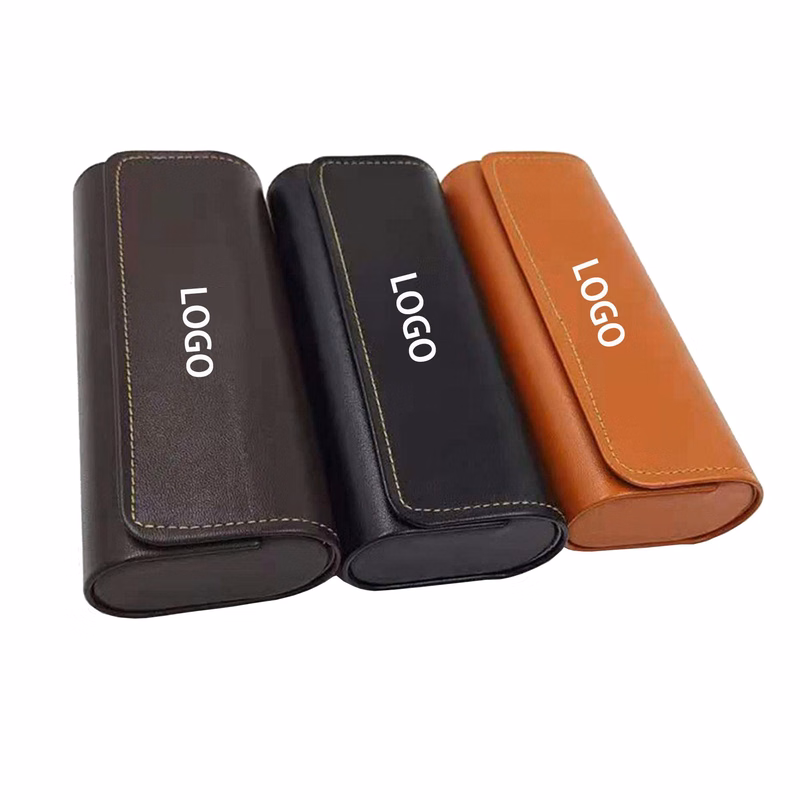 Magnetic Closure Fashionable Pu Leather Eyeglass Case