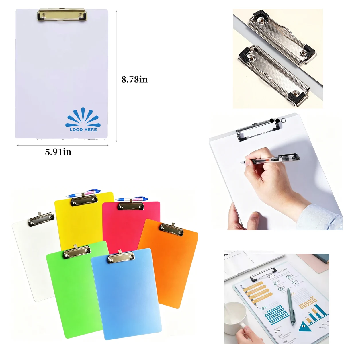 Office Document A4 Size Clipboard With Metal Clip 1