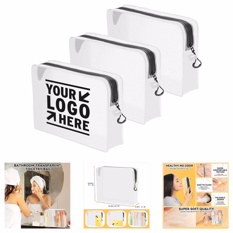 Clear Leak Proof Toiletry Bag