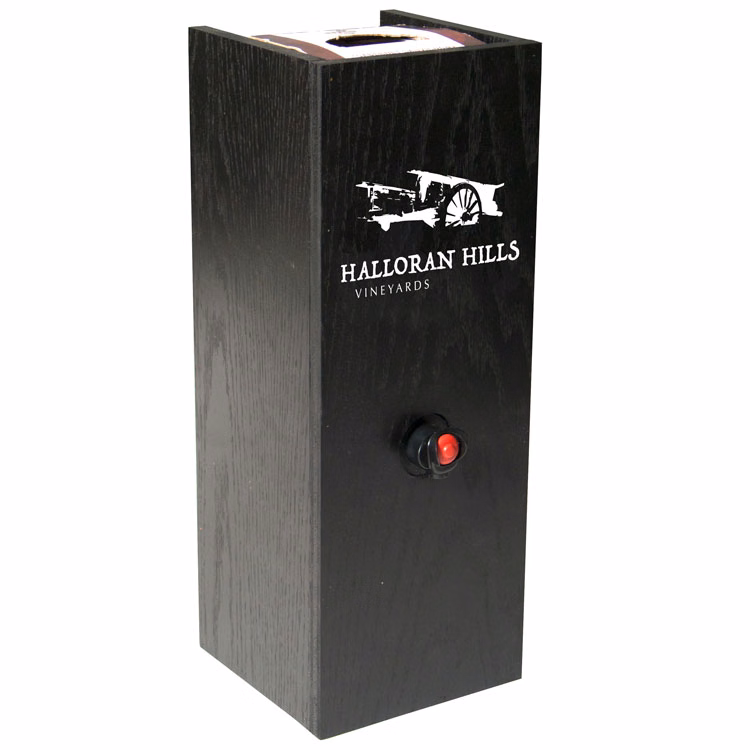 Wood Wine Box and Dispenser
