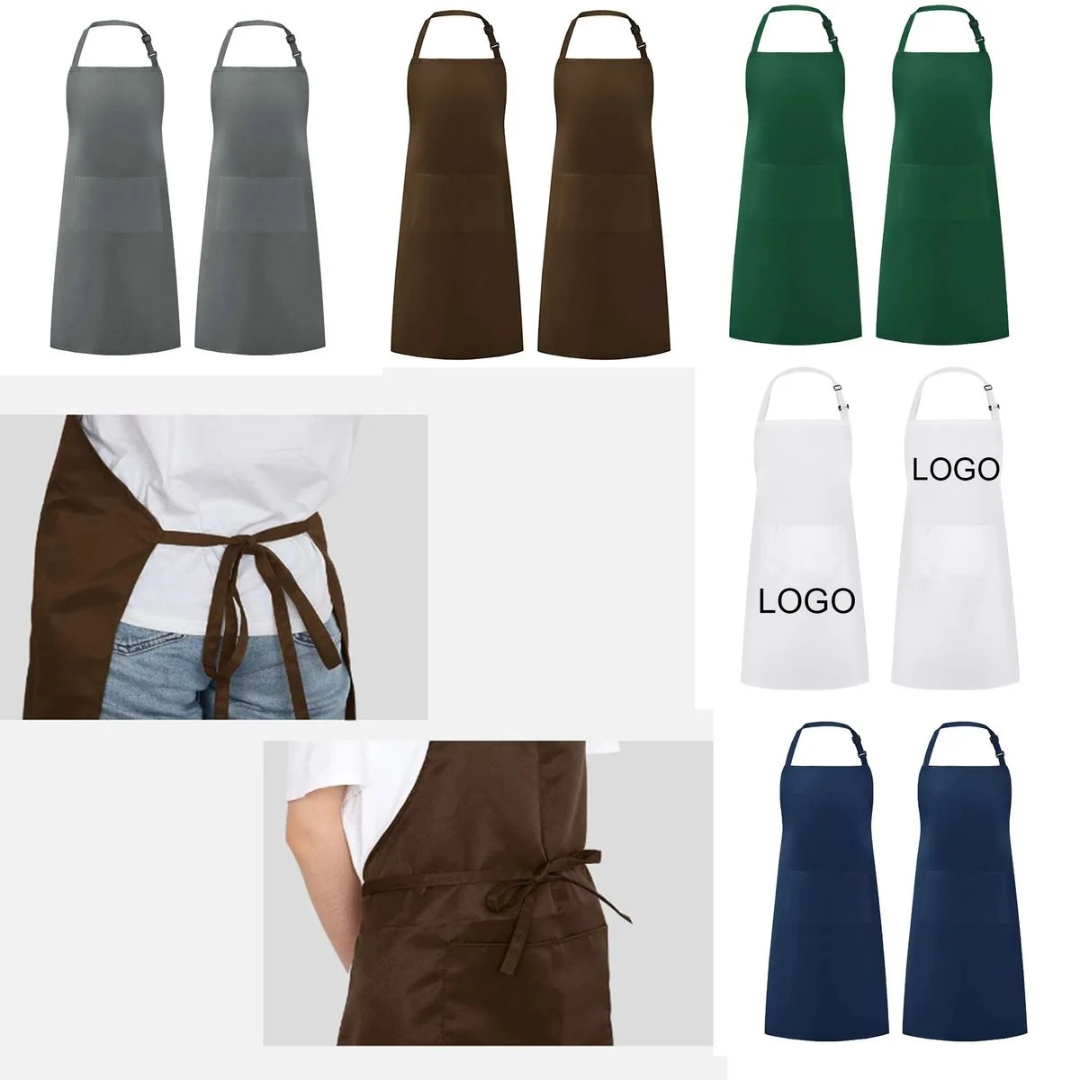 Custom Polyester Hang-neck Apron 1