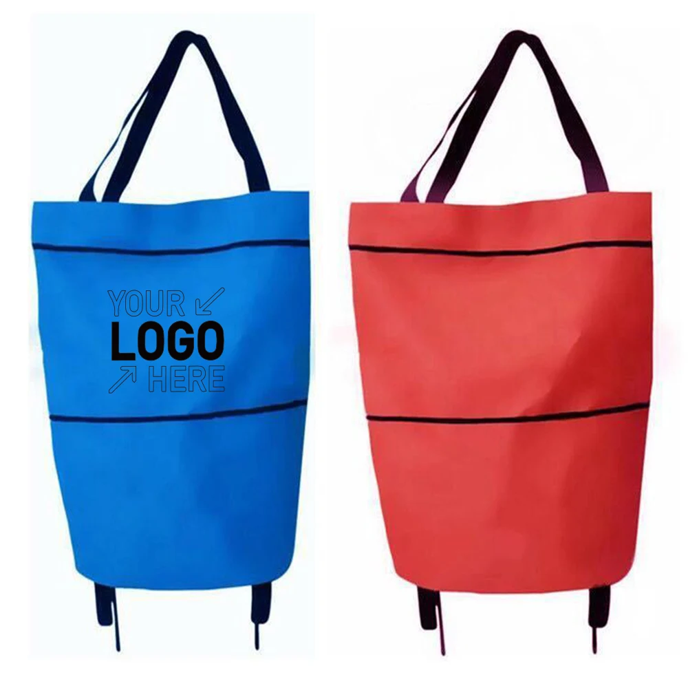 Tug pack folding portable shopping cart 1