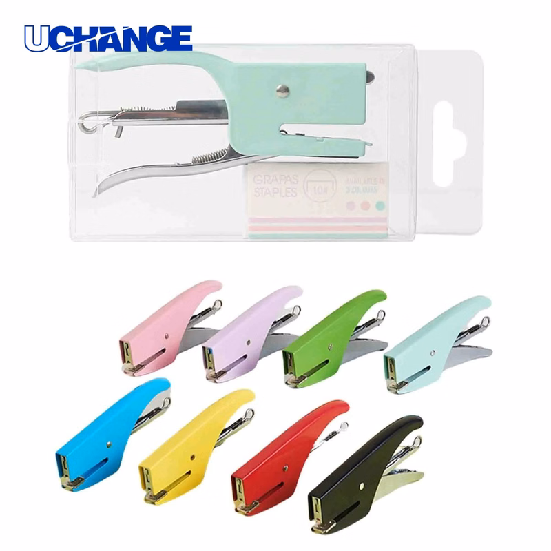 Office Plier Stapler with Squeeze Handle